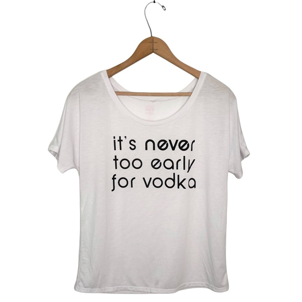 Cotton Candy Couture | Itβs Never Too Early For Vodka Graphic Tee